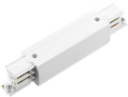 Afbeelding laden in galerijviewer, Nordic aansluitstuk tbv. rail wit midden 3-fase 5050024