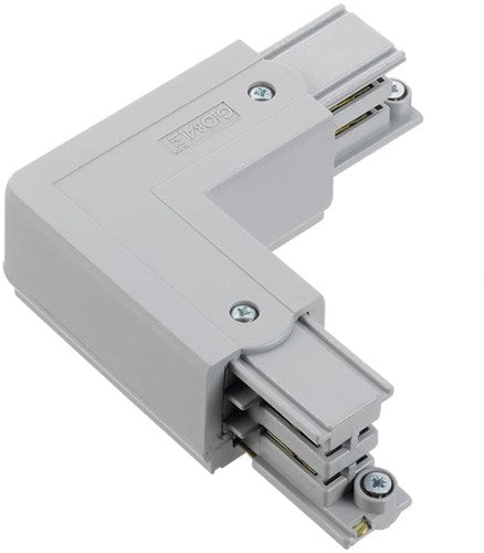 Afbeelding laden in galerijviewer, Nordic hoekstuk vast 90gr. tbv. rail alu links 5050035