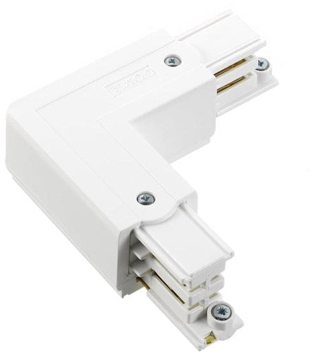 Chargez l'image dans la visionneuse de la galerie, Nordic hoekstuk vast 90gr. tbv. rail wit links 5050030