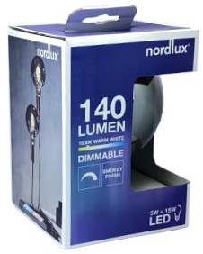 Laden Sie das Bild in Galerie -Viewer, Enzo nordlux led globe g125 e27 5-15w 1800k filament spiraal grey dimbaar - 2760140