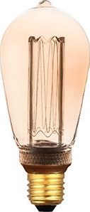Cargue la imagen en el visor de la galería, Enzo nordlux led st64 e27 3,5-12w 1800k retro deco gold dimbaar - 2760105
