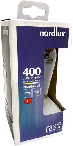 Cargue la imagen en el visor de la galería, Enzo nordlux led st64 e27 4,9-35w 2200k filament spiraal gold dimbaar - 2760090