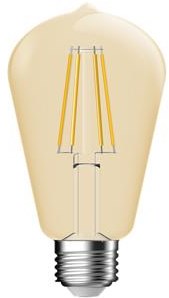 Cargue la imagen en el visor de la galería, Enzo nordlux led st64 e27 5,4-34w 2500k filament gold dimbaar - 2760100