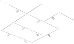 Afbeelding laden in galerijviewer, Enzo nordlux link rail 1 fase 1,8 meter wit incl aansluitstuk - 5049119