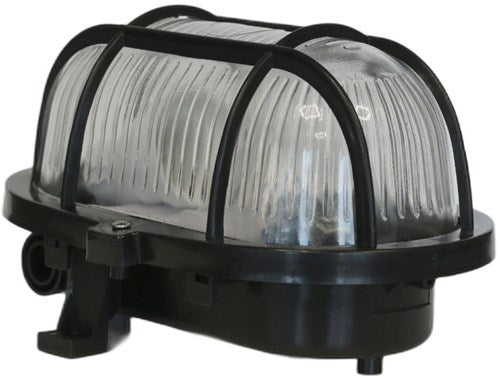 Load image into Gallery viewer, Enzo nordlux wandlamp skotlampe bulleye ovaal met korf zwart - 4800430