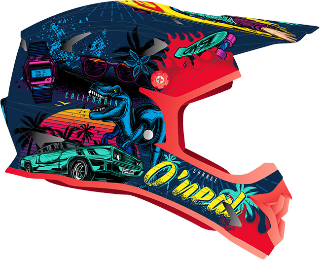 Load image into Gallery viewer, O'neal sonus youth rex - kid's fullface helmet