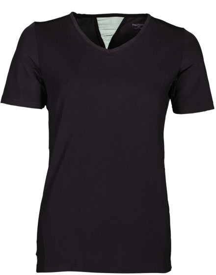 Load image into Gallery viewer, Papillon Fitness shirt s sl v-neck dames zwart maat 3XL