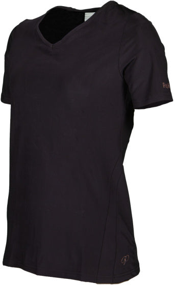 Load image into Gallery viewer, Papillon Fitness shirt s sl v-neck dames zwart maat 3XL