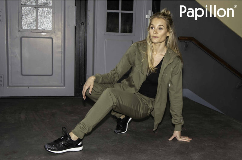 Load image into Gallery viewer, Papillon Sweat pants cuff dames camouflagegroen maat 3XL