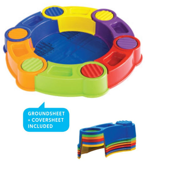 Load image into Gallery viewer, Paradiso toys Colombus Zandbak met Watercompartimenten 141 cm