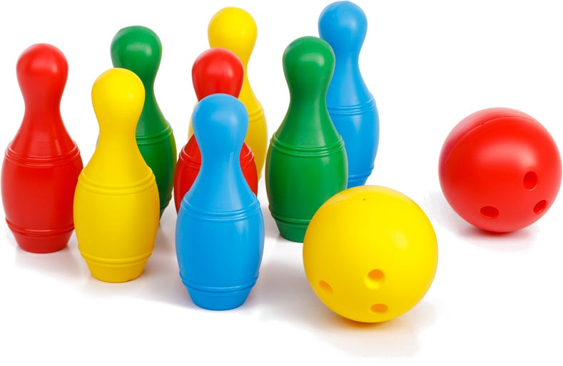 Load image into Gallery viewer, Paradiso toys Kegelspel 10-delig 31 cm multicolor