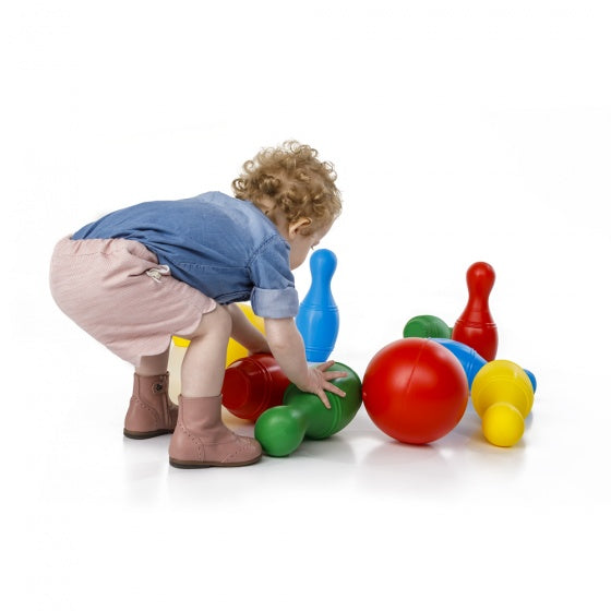 Load image into Gallery viewer, Paradiso toys Kegelspel 10-delig 31 cm multicolor