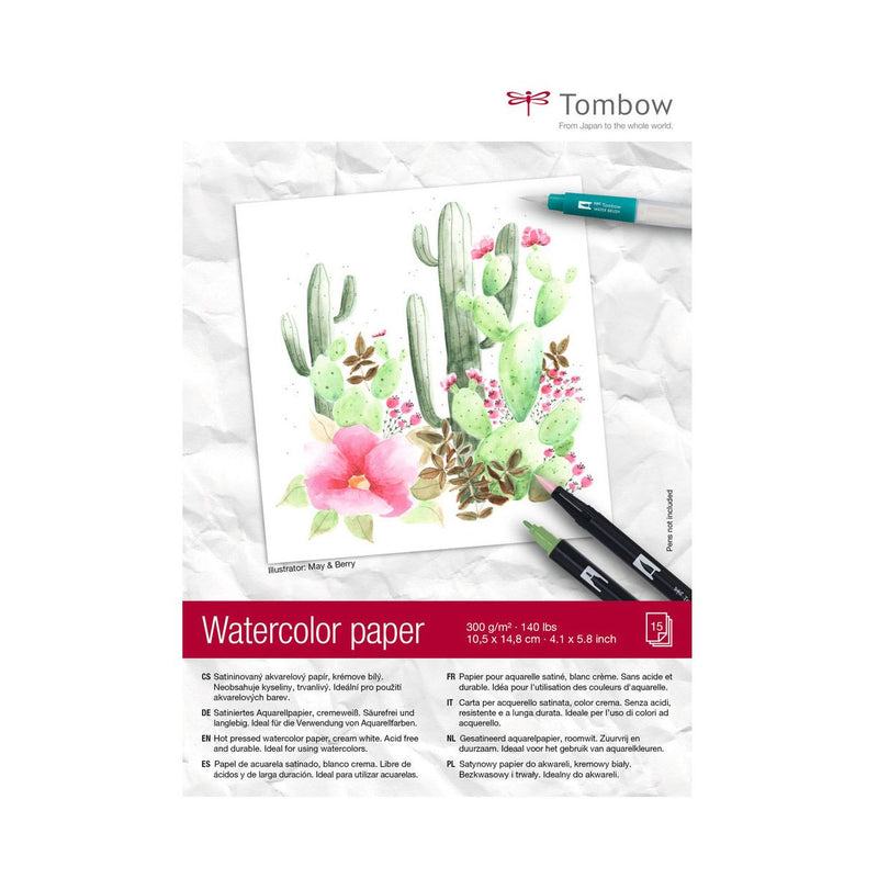 Load image into Gallery viewer, Tombow • watercolourbloc watercolour paper