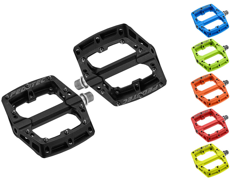 Laden Sie das Bild in Galerie -Viewer, Pedotec thunder 180 nylon flat platform pedals