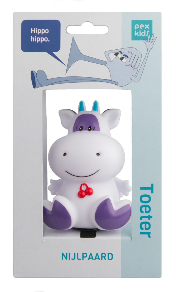 Load image into Gallery viewer, Fiets hupe pexkids nippopotamus - paars