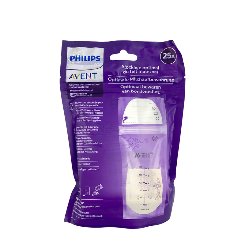 Afbeelding laden in galerijviewer, Philips avent philips bewaarzakjes avent 25 stuks