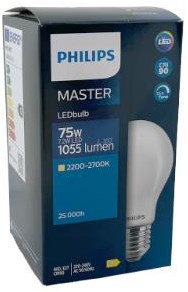 Cargue la imagen en el visor de la galería, Philips led gls e27 7,2-75w filament mat dimtone - led3793