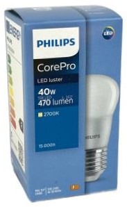 Afbeelding laden in galerijviewer, Philips led kogel 4-25w e27 827 p48 mat