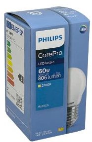 Chargez l'image dans la visionneuse de la galerie, Philips led kogel e27 6,5-60w 2700k filament mat - led3752