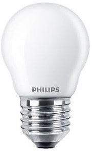 Chargez l'image dans la visionneuse de la galerie, Philips led kogel e27 6,5-60w 2700k filament mat - led3752