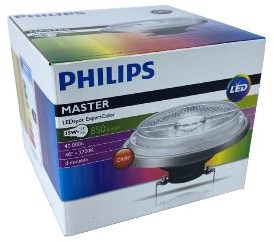 Afbeelding laden in galerijviewer, Philips led spot ar111 12v 14,8-75w 2700k 45gr dimbaar - led3623