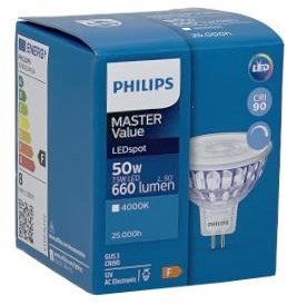 Laden Sie das Bild in Galerie -Viewer, Philips led spot gu5.3 12v 7,5-50w 4000k dimbaar - led3556