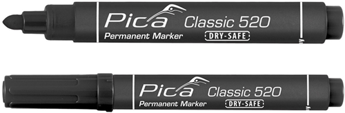 Load image into Gallery viewer, Pica 520 46 permanent marker | 1-4mm | rond | zwart | 10 stuks - pi52046