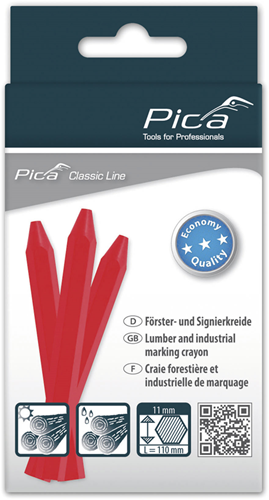 Load image into Gallery viewer, Pica 591 40 markeerkrijt eco | 11x110mm | rood | 12 stuks - pi59140