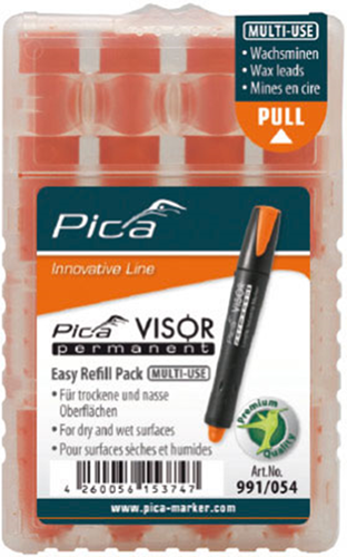 Chargez l'image dans la visionneuse de la galerie, Pica 991 05 4visor permanent navulling | fluo-oranje - pi991054