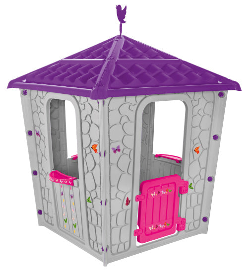 Load image into Gallery viewer, Pilsan Stone Speelhuisje 114 x 114 x 151 cm Paars Roze