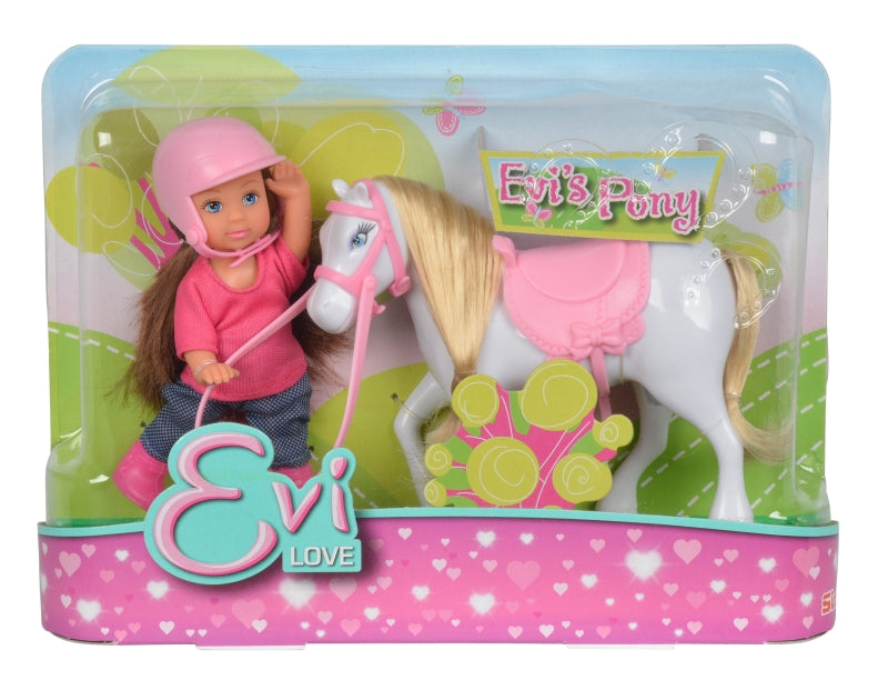 Load image into Gallery viewer, Diverse merken popje evi met pony (3 ass.)