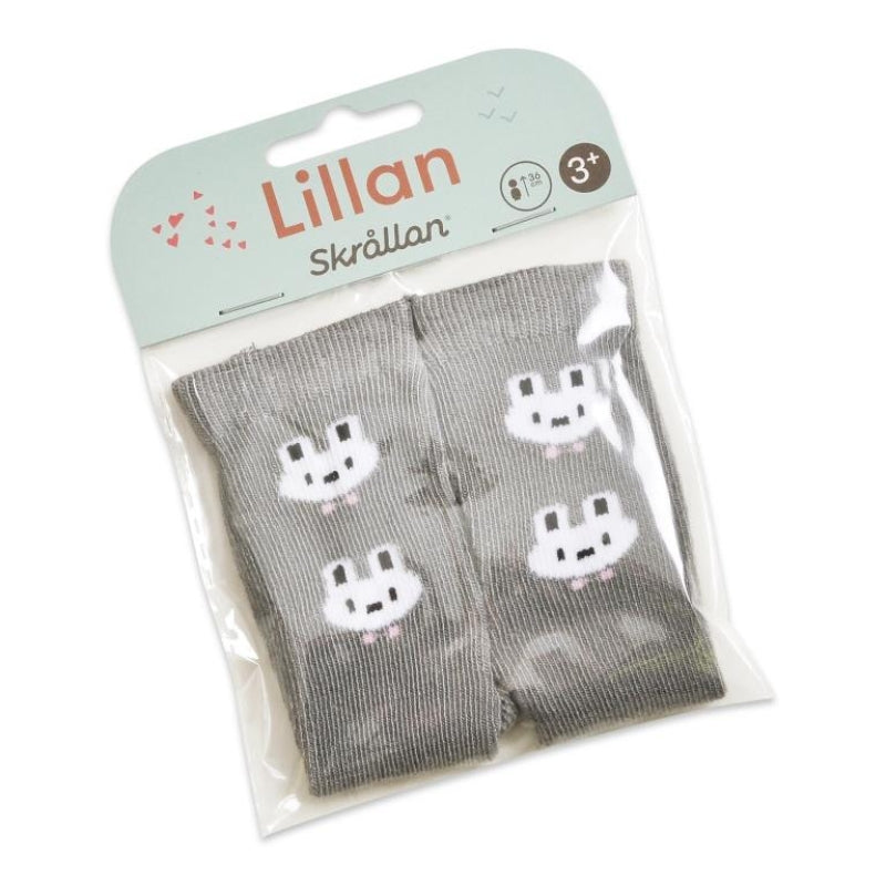 Load image into Gallery viewer, Skrallan poppenkleding legging konijntje (36-40cm)