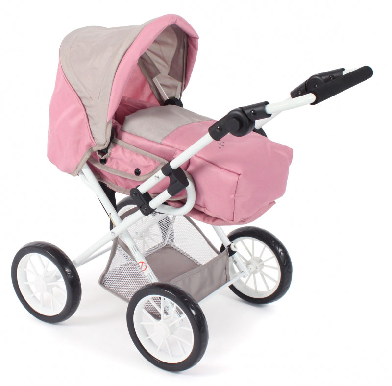 Load image into Gallery viewer, Bayer chic poppenwagen leni combi (roze taupe beer)