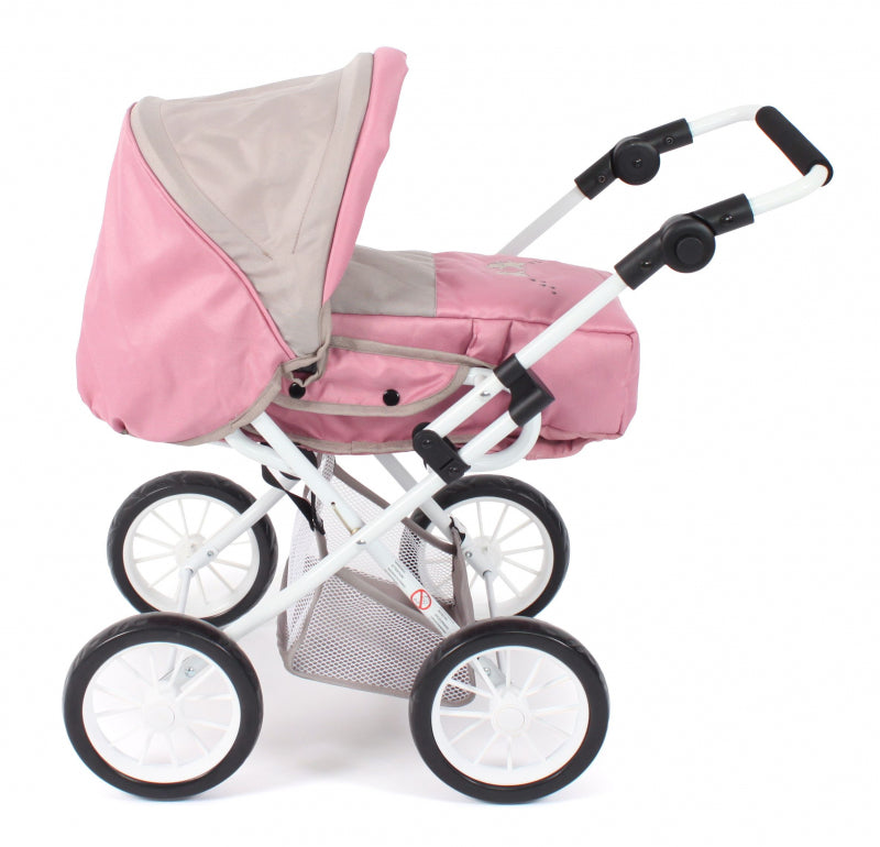 Load image into Gallery viewer, Bayer chic poppenwagen leni combi (roze taupe beer)