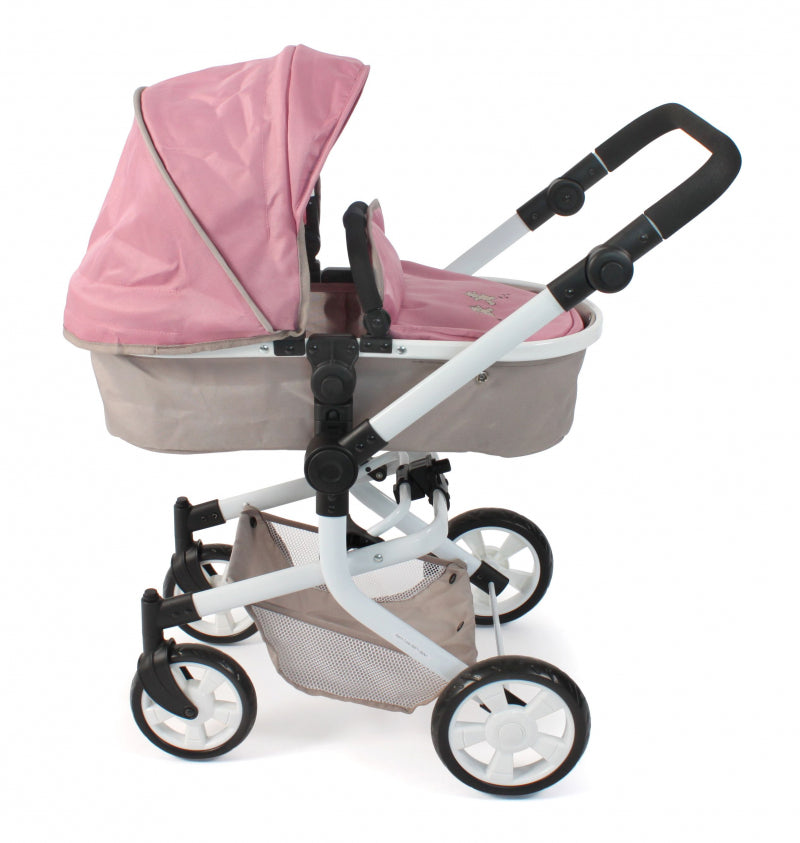 Load image into Gallery viewer, Bayer chic poppenwagen mika combi (roze taupe beer)