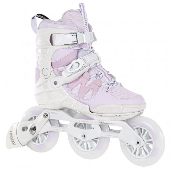 Load image into Gallery viewer, Powerslide Inline skates Phuzion Argon 110 softboot 83A wit roze mt 37
