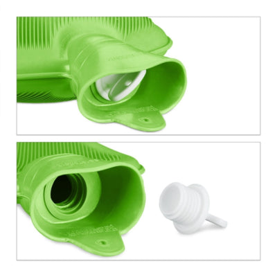 Load image into Gallery viewer, Relaxdays warmwater kruik groen 2 l | 6 stuks