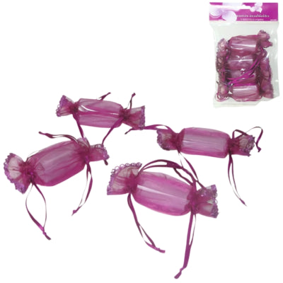 Load image into Gallery viewer, Mini cadeauverpakking paars 13 cm set van 4 | 48 stuks