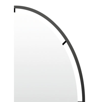 Cargue la imagen en el visor de la galería, Len-fra wandspiegel salem zwart 80 cm | 2 stuks