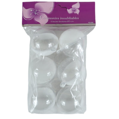 Laden Sie das Bild in Galerie -Viewer, Hangerbal wit 5 cm set van 6 | 32 stuks