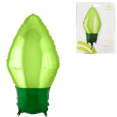 Cargue la imagen en el visor de la galería, Amscan folie ballon kerstlamp groen 55 cm | 25 stuks