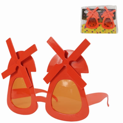 Cargue la imagen en el visor de la galería, Bril molen oranje 17 cm | 12 stuks