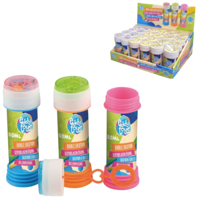 Load image into Gallery viewer, Bellenblaas met spel 50 ml 3 assorti display 24 stuks | 3 stuks