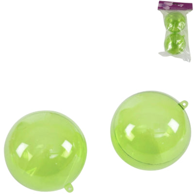 Cargue la imagen en el visor de la galería, Hangerbal groen 10 cm set van 2 | 24 stuks