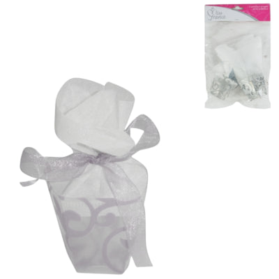 Laden Sie das Bild in Galerie -Viewer, Miss france geschenkverpakking grijs 5 cm set van 6 | 24 stuks