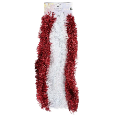 Load image into Gallery viewer, Folie slinger wit rood 200 cm set van 3 | 24 stuks