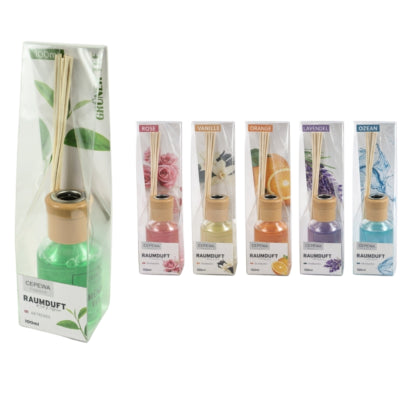 Laden Sie das Bild in Galerie -Viewer, Geurstokjes air fresher 100 ml 6 assorti | 24 stuks