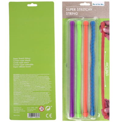 Load image into Gallery viewer, Super stretch anti-stress touw 27 cm set van 4 | 24 stuks