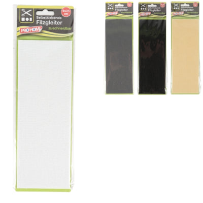 Load image into Gallery viewer, Pro home vilt zelfklevend 9 x 25 cm 4 assorti | 100 stuks