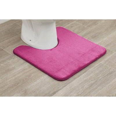 Load image into Gallery viewer, Wc mat paars polyester 45 x 50 cm | 16 stuks